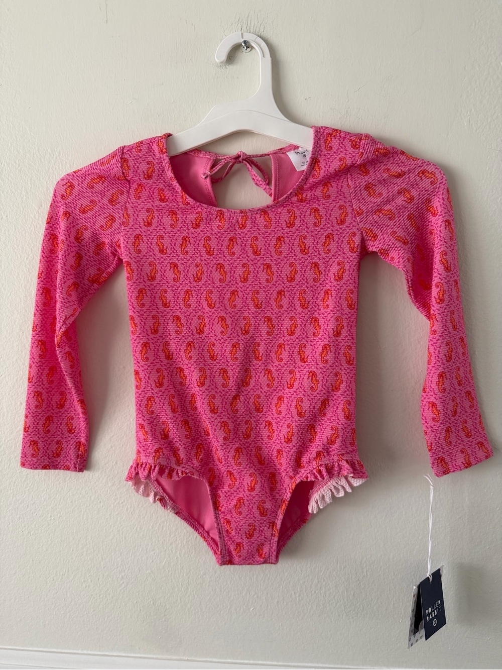 Roller Rabbit x Target Girls Seahorse Long Sleeve Rash Guard